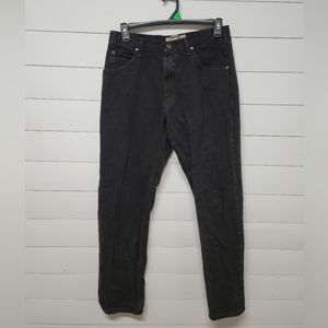 Men's Black Wrangler Authentics Jeans